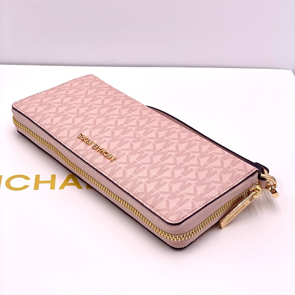 Michael Kors Large Continental Wallet Powder Blush Multi - Picture 9 of 12